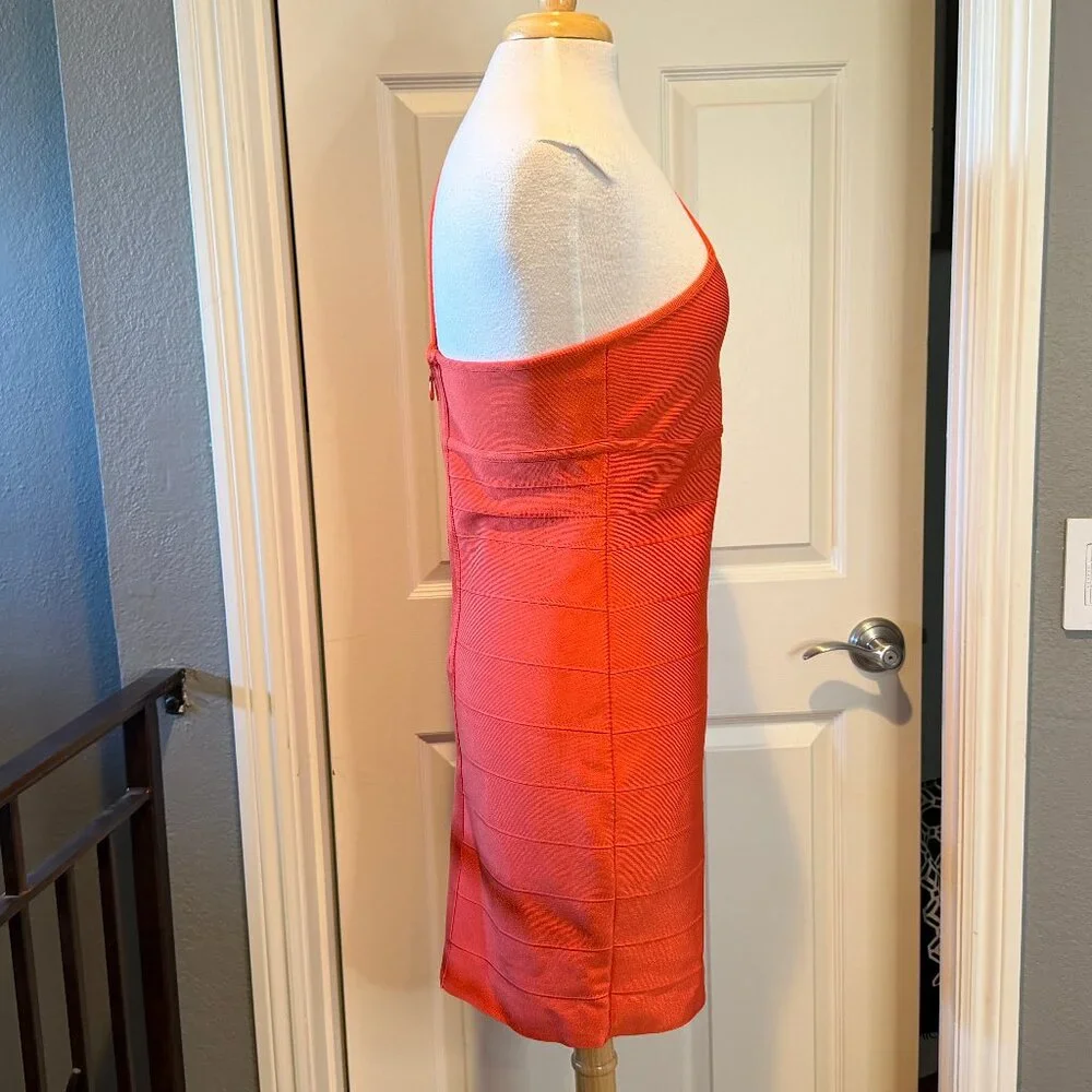 HERVE LEGER x FOREVER 21 One-Shoulder Bandgae Dress XL - Picture 5 of 10